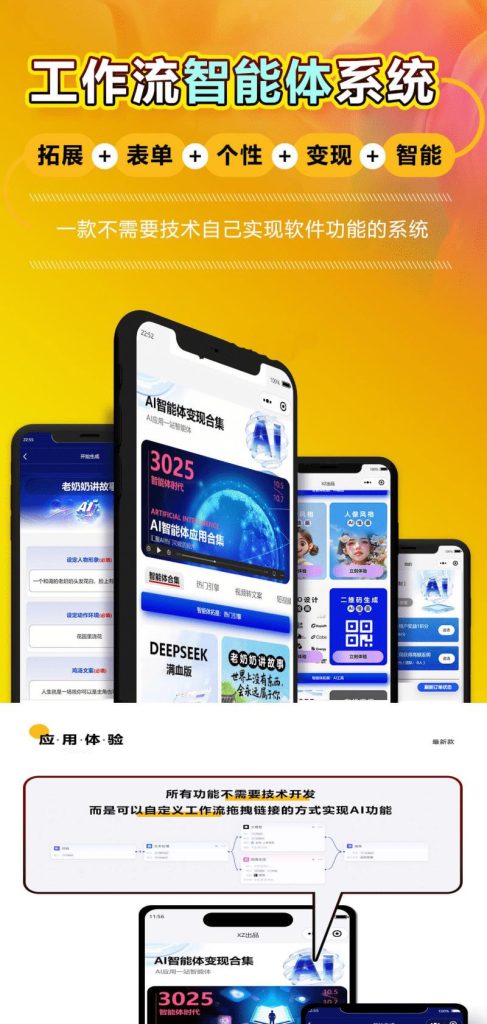 图片[1]_Ai智能体工作流系统小程序/工作流导入/智能体导入/带分销功能/小程序/H5版本_智焰创AI