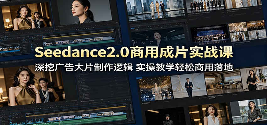 图片[1]_Seedance2.0商用成片实战课：深挖广告大片制作逻辑，实操教学轻松商用落地_智焰创AI
