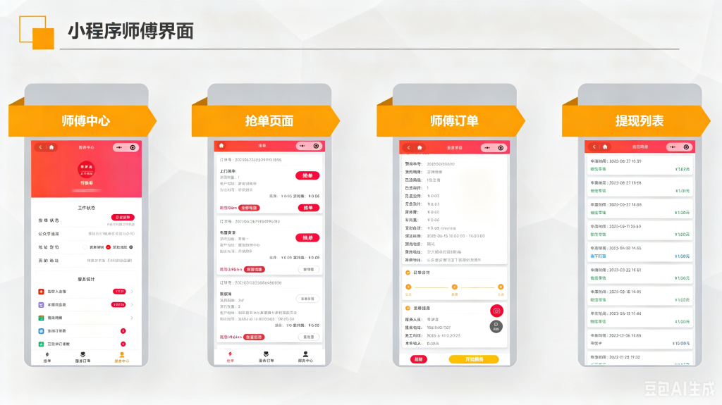 图片[4]_家政维修/游戏陪玩护航抢单派单小程序(支持微信和支付宝小程序)_智焰创_小程序搭建部署_扣子(Coze)工作流代码库_自学课程网_智焰AIGC